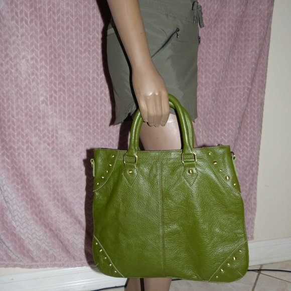 HANDMADE PEBBLED LEATHER CROSSBODY BAG..LIKE NEW - Picture 2 of 11